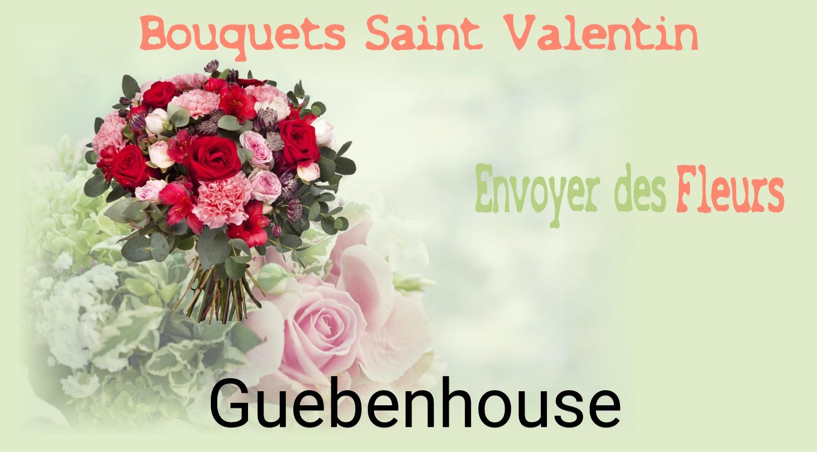 Roses de Saint-Valentin livrées à Guebenhouse